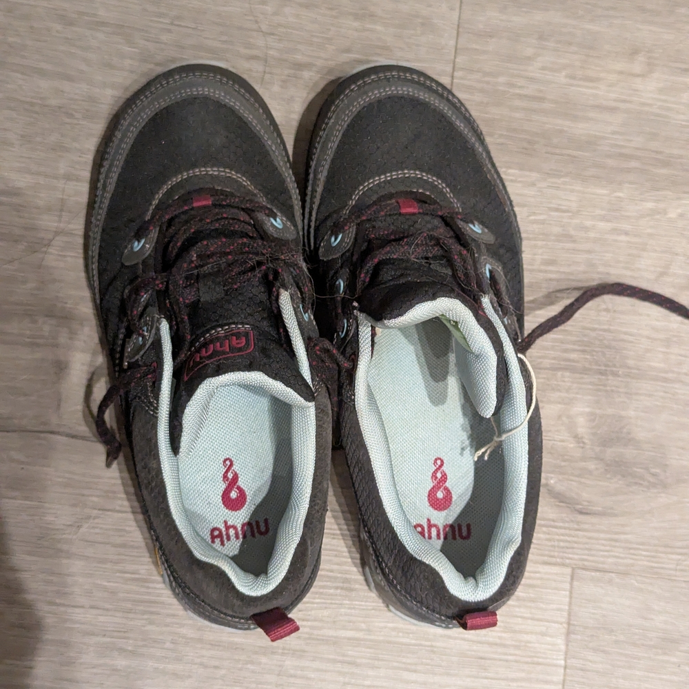 Ahnu Womens Black and Gray Shoes